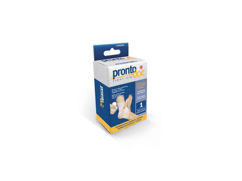 Benda coesiva priva di adesivi ProntoDoc, rimane in posizione senza fermagli 250x6 cm - 4122
