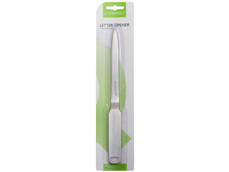 Apribuste tagliacarte Q-Connect acciaio inossidabile 24,5 cm E- IA