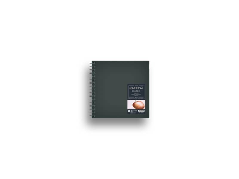 Blocco spiratalo Fabriano Drawing Book quadrato 15x15 cm