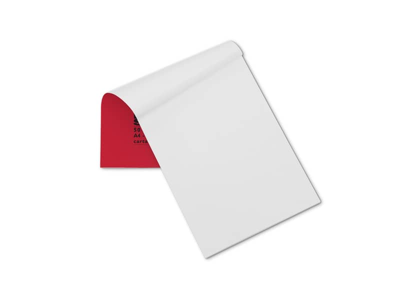 Blocco collato Pigna Extra Strong - A4 50 fogli bianco - BI