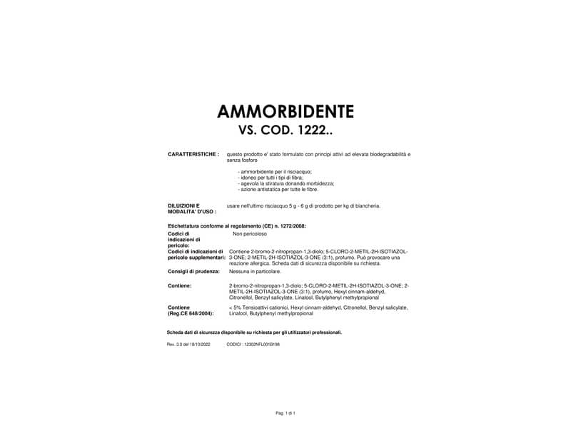 Ammorbidente Ecochem 1L - 12302NFL001B198