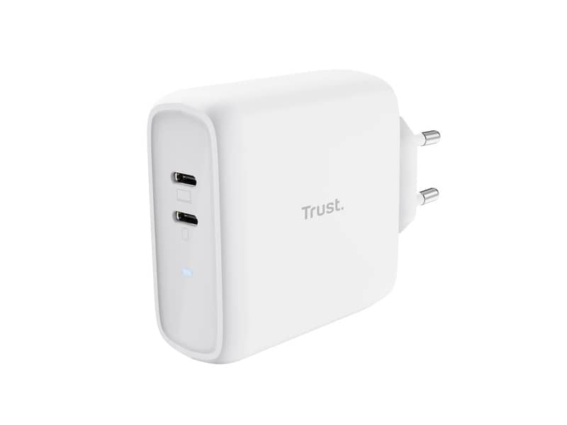Alimentatore 2 porte USB-C 65W Trust Maxo - colore