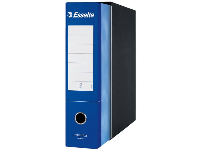 Registratore protocollo Esselte Essentials G75 23x33 cm dorso 8 cm