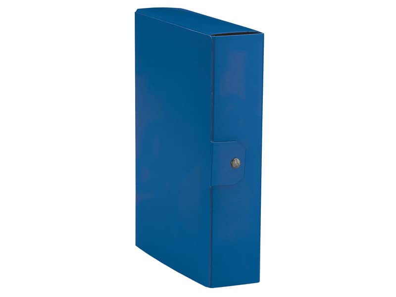 Cartella portaprogetti Esselte C88 DELSO ORDER dorso 8 cm presspan lucido blu 25x35 cm