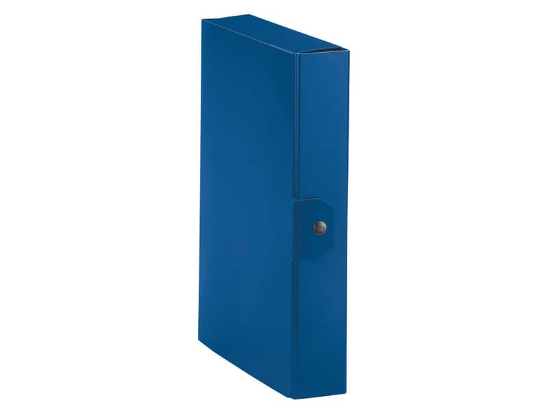 Cartella portaprogetti Esselte C86 DELSO ORDER dorso 6 cm presspan lucido blu 25x35 cm