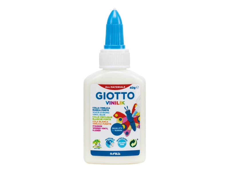 Colla vinilica forte Giotto Vinilik in flacone 40 g - colore bianco - F545700