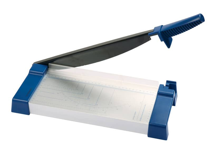 Taglierina a leva Q-Connect max 10 fogli A4 - 54,8x19,6x6x4 cm - luce 330