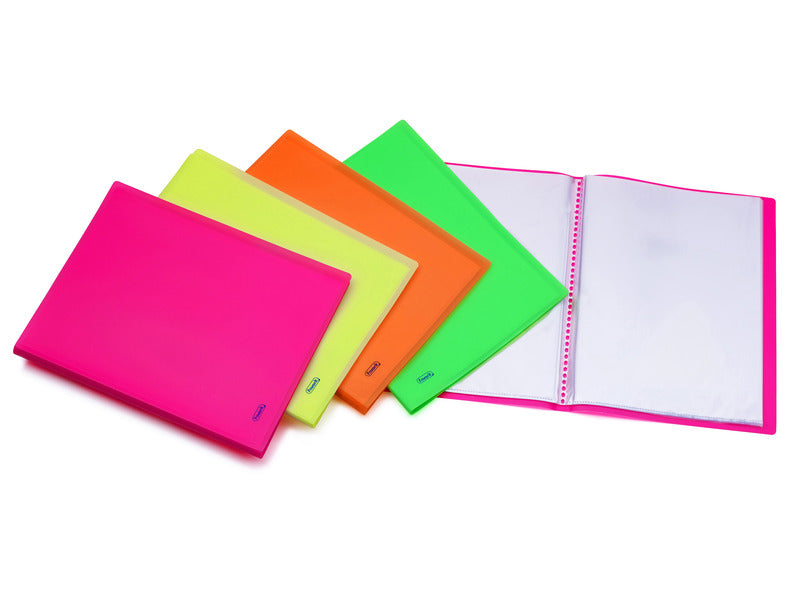 Portalistini in PPL Favorit Neon assortiti 22x30 cm - 20 buste interne fisse