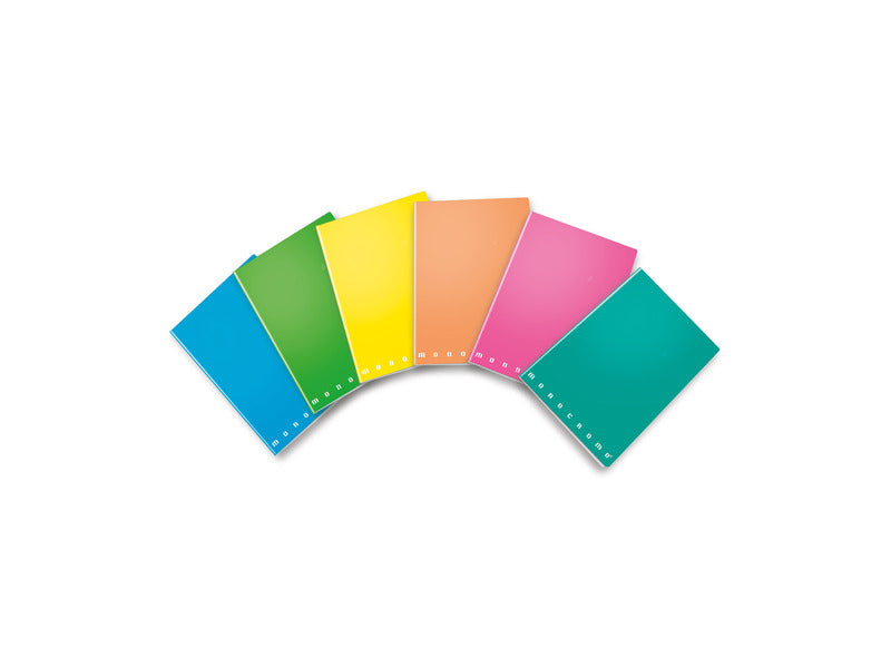 Quaderno 42 fogli PIGNA Monocromo Fluo A4 a righe 1R assortiti 02267921R
