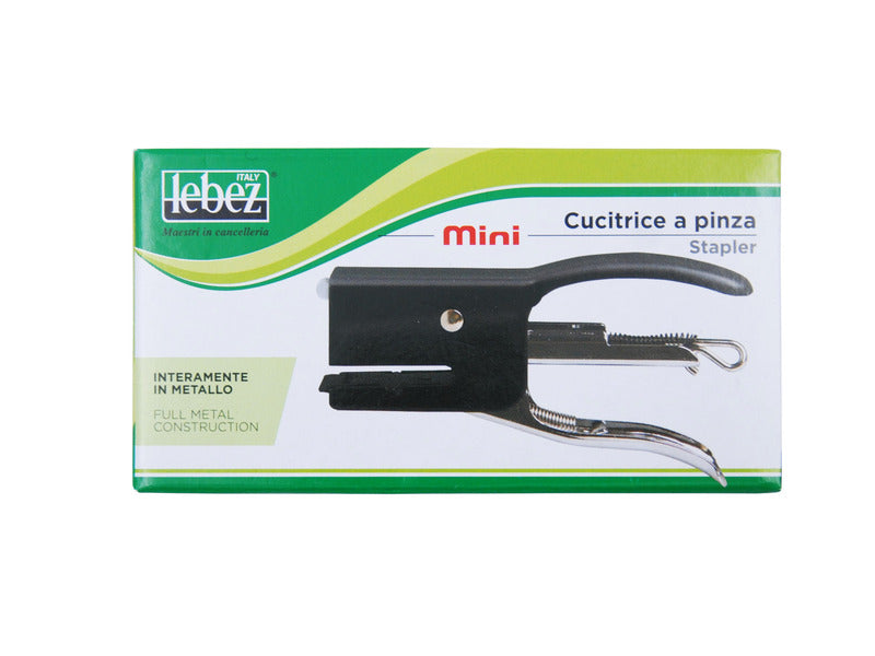 Mini cucitrice a pinza Lebez 15 fogli - colori assortiti - 2411