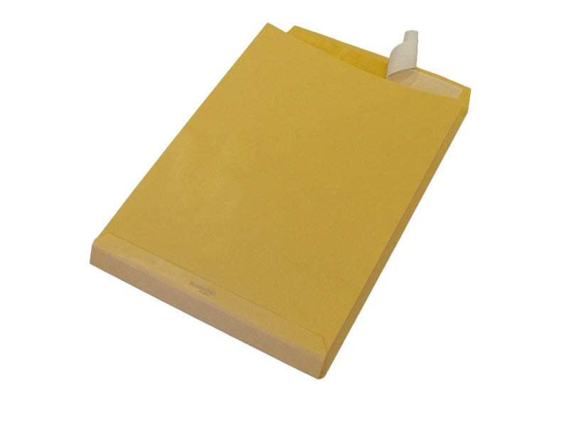 Busta a sacco Blasetti Monodex Avana con 3 soffietti - 100 g/m2 - in conf. 250 buste - 190x260 mm - 840