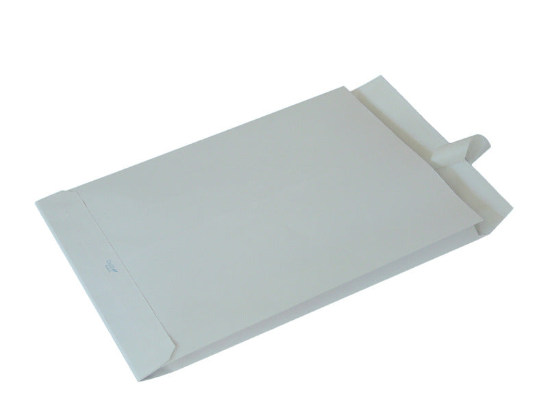 Busta a sacco Blasetti Self con 3 soffietti - bianco - 120 g/m2 - in conf. 250 buste - 230x330 mm - 813