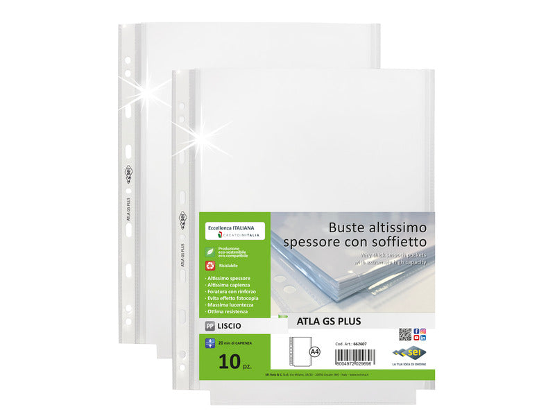 Busta con soffietto Sei Rota Atla GS formato 21x29,7 cm - plus