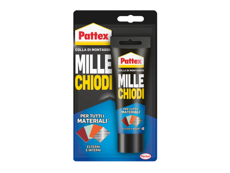 Adesivo di montaggio Pattex Millechiodi 100 g per esterni ed interni