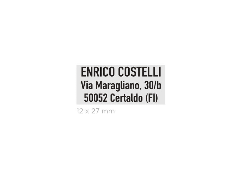 Timbro rettangolare Colop Printer G710 10x27 mm bianco - PR10G7