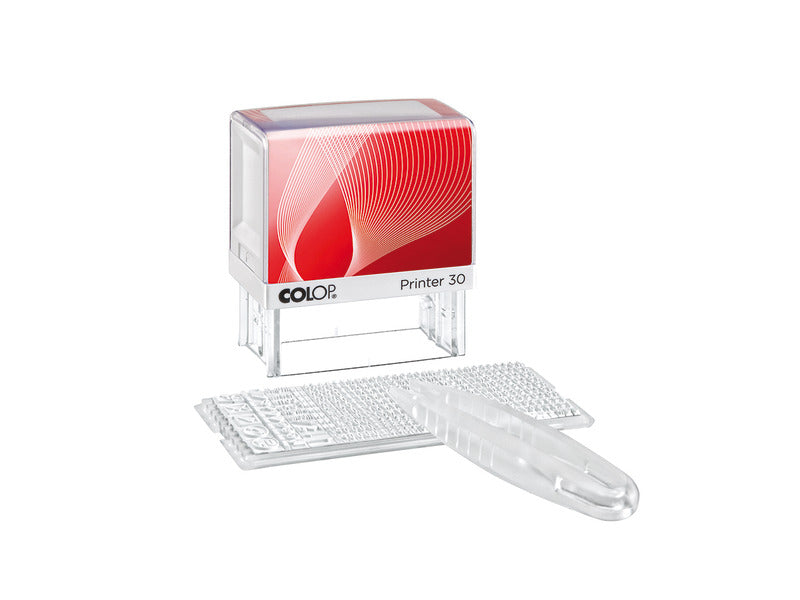 Timbro autoinchiostrante componibile Colop 18x47 mm - Printer 30/1 PR30SET/1 -20