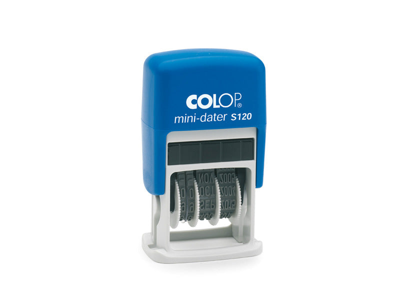 Timbro Colop S120 autoinchiostrante - 8x45 mm mini datario