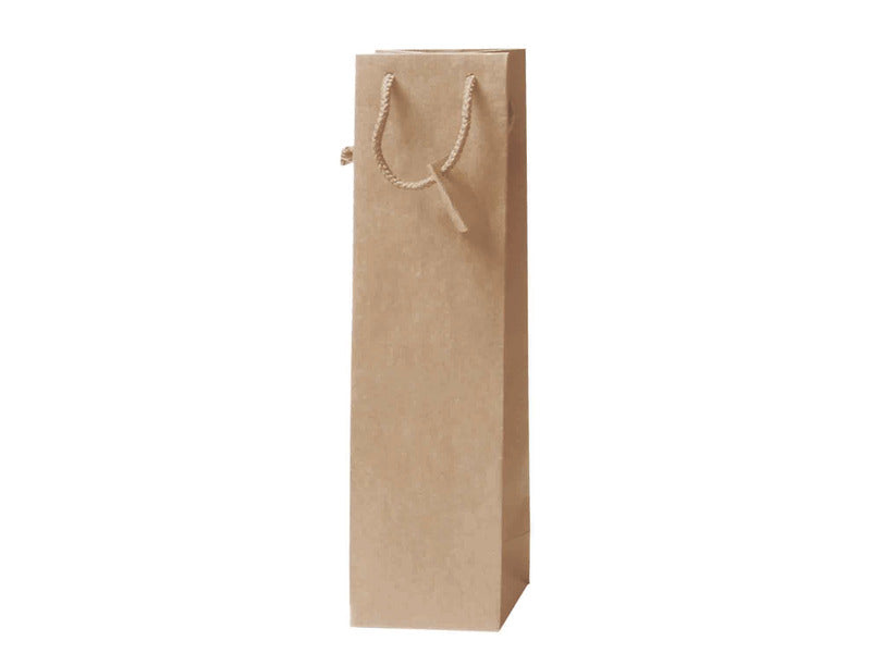 Borsa portabottiglie Decoration in carta kraft avana - 10+9xH.39 cm - conf. 10 pz - BCA334NA -13