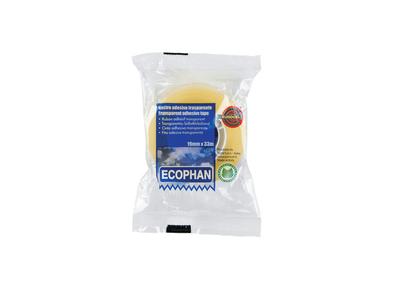 Nastro adesivo Eurocel ECOPHAN formato 19 mm x 33 m - conf. 8 pz