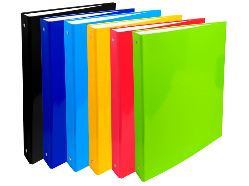 Raccoglitore Exacompta plastificato - 4 anelli 30 mm colori assortiti - conf. 24 pz - 51333SE