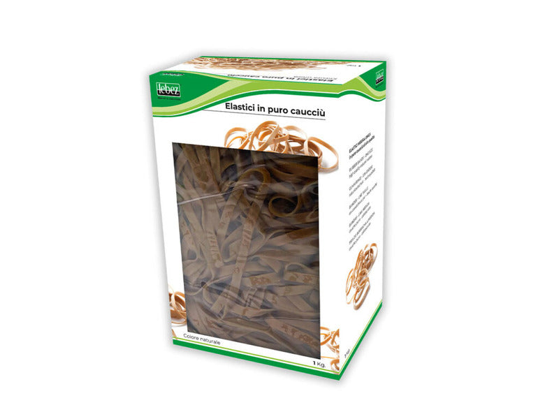 Scatola elastici a fettuccia in caucciù Lebez Ø 100 mm - 1 Kg