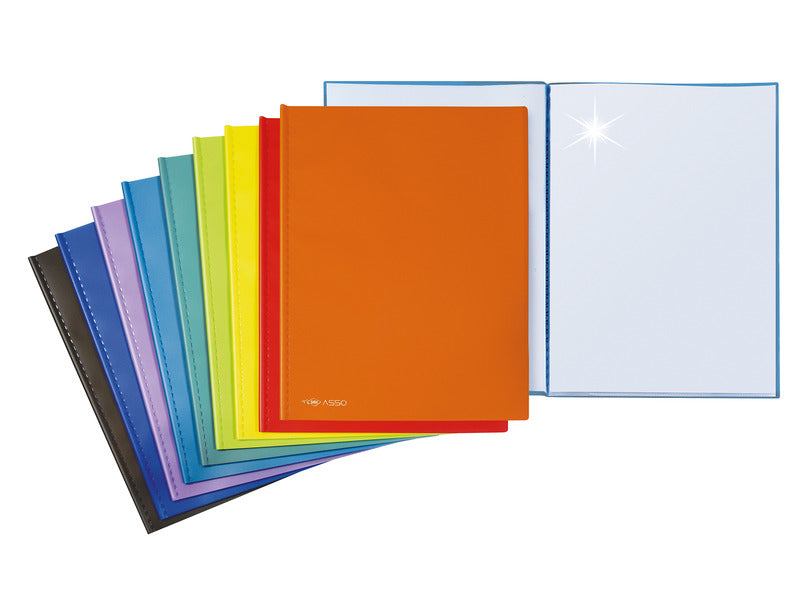 Portalistini Sei Rota Asso in PP liscio 22x30 cm in colori assortiti 10 buste