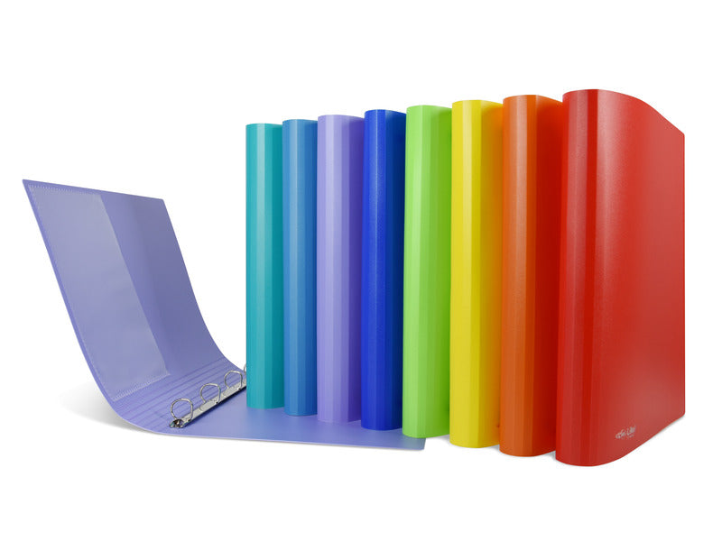 Raccoglitore ad anelli Sei Rota Like! A4 colori assortiti - 4 anelli Ø 17 mm