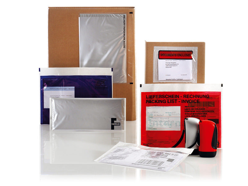 Buste autoadesive porta documenti in carta+PP Bong Docustick C5 228x165 mm - conf. 250 pz - 42N.250.4