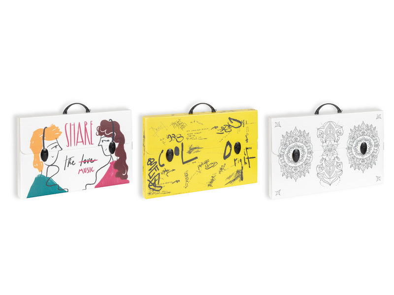 Valigetta in PPL Favorit con stampa Smart in 6 soggetti assortiti 56,5x36,5x5,5 cm