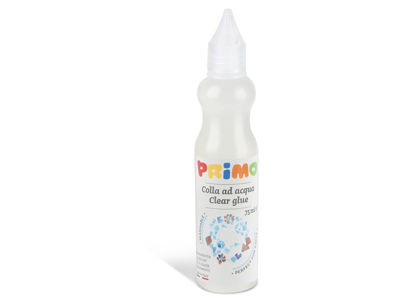 Colla ad acqua Primo trasparente - conf. 24 pz - in flacone da 75 ml 301CA80
