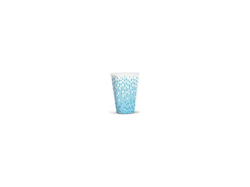 Bicchieri in carta e PE Dopla Green serigrafati ''BRIO'' - 210 ml / 7 oz bianco - conf. 50 pz