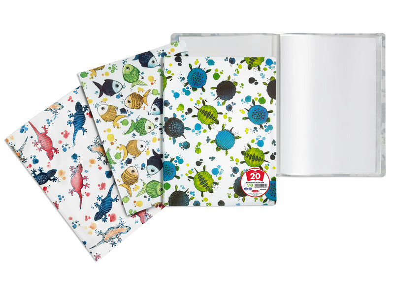 Portalistini Plastibor Icon Sea 22x30 cm 20 buste - copertina in PP stampato - fantasie assortite - P5020290