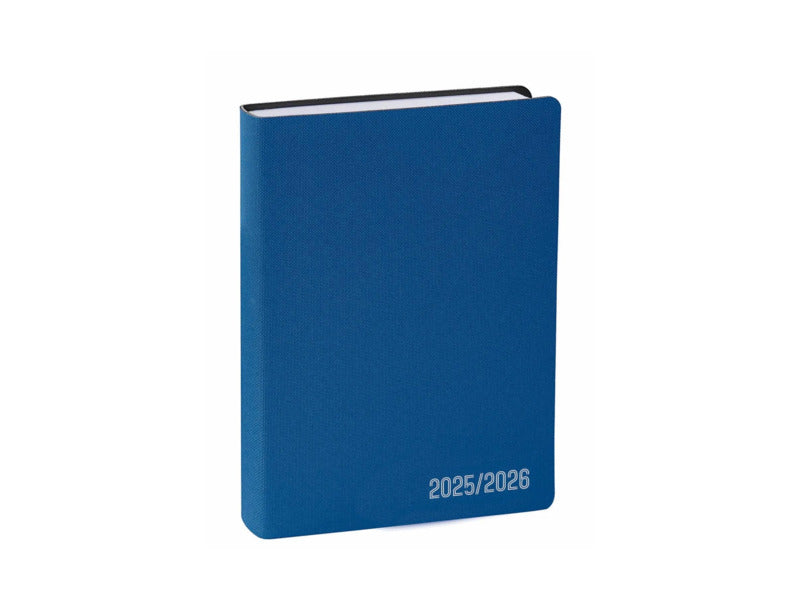 Agenda giornaliera Quo Vadis 12 mesi Eurotexagenda 25/26 M Galaxy blu - 12x17 cm - 128157126MQ
