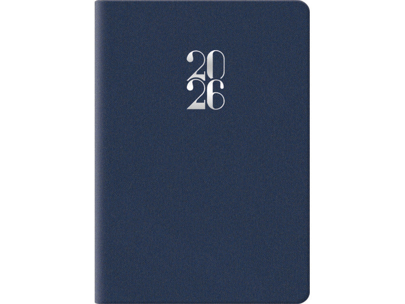 Agenda 2026 bigiornaliera gommato 6,6x9,9 cm nero 26-049100406C