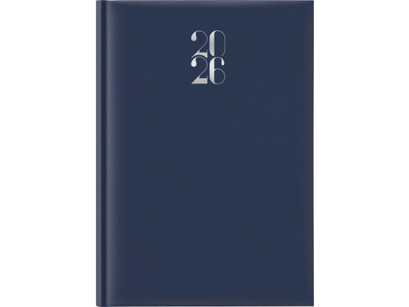 Agenda 2026 settimanale A4 21x29,7 cm gommato blu 26-055500401C