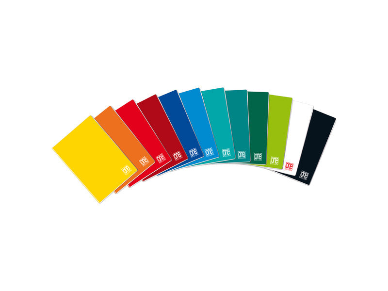 Quaderno One Color A5 - 80 g/m2 - 20+1 ff - 10 mm 6241