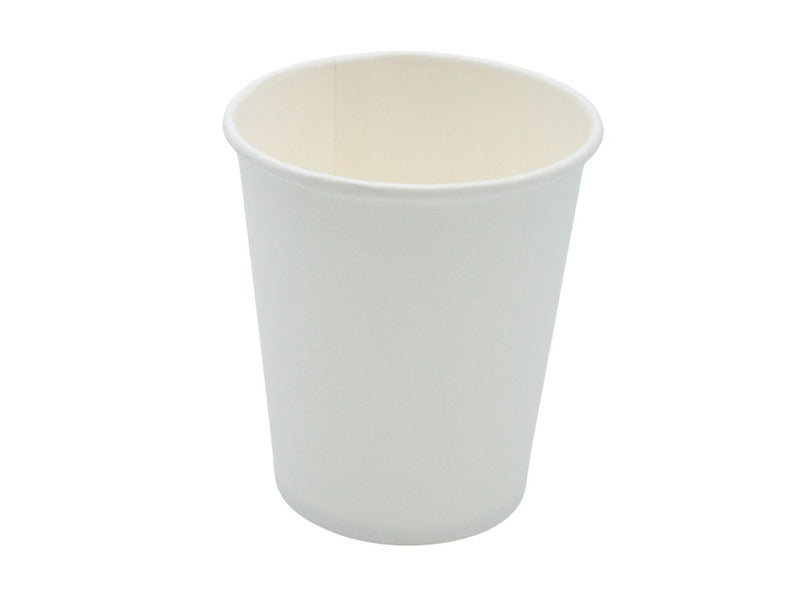 Bicchiere in cartoncino Le Nappage 20 cl senza plastica conf. 50 pz bianco
