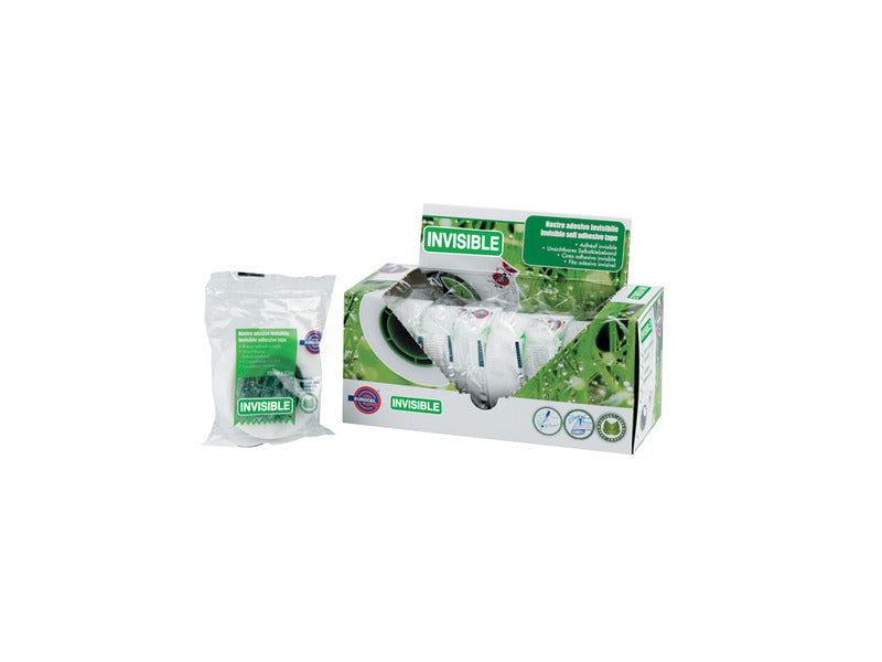 Nastro adesivo Eurocel Euro invisible in polipropilene conf. 8 rotoli - 19 mm x 33 m