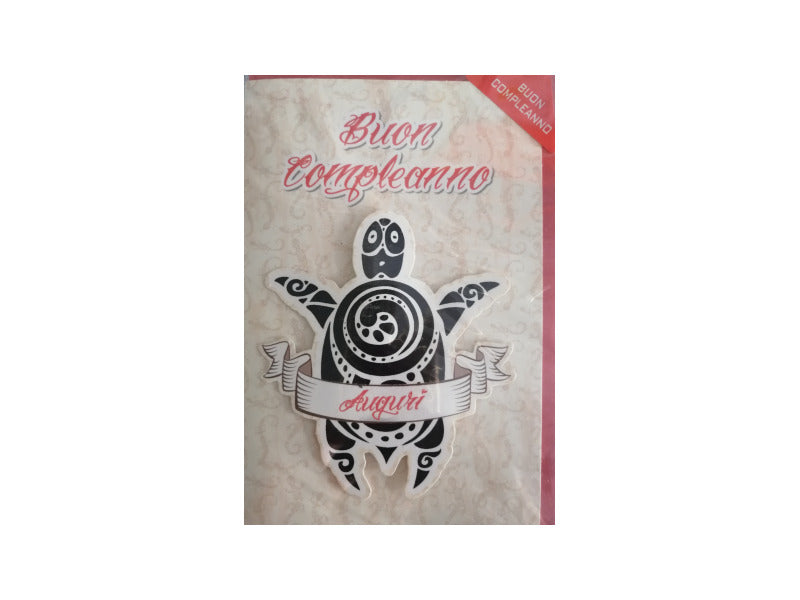 Biglietti compleanno Saemec conf. 12 pz Tattoo