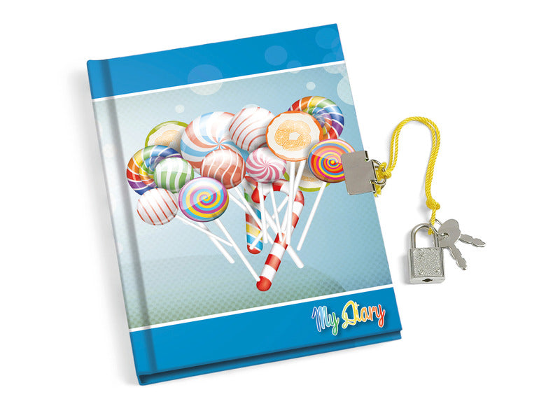Diario dei segreti con lucchetto Lebez fantasia assortita Love e Candy