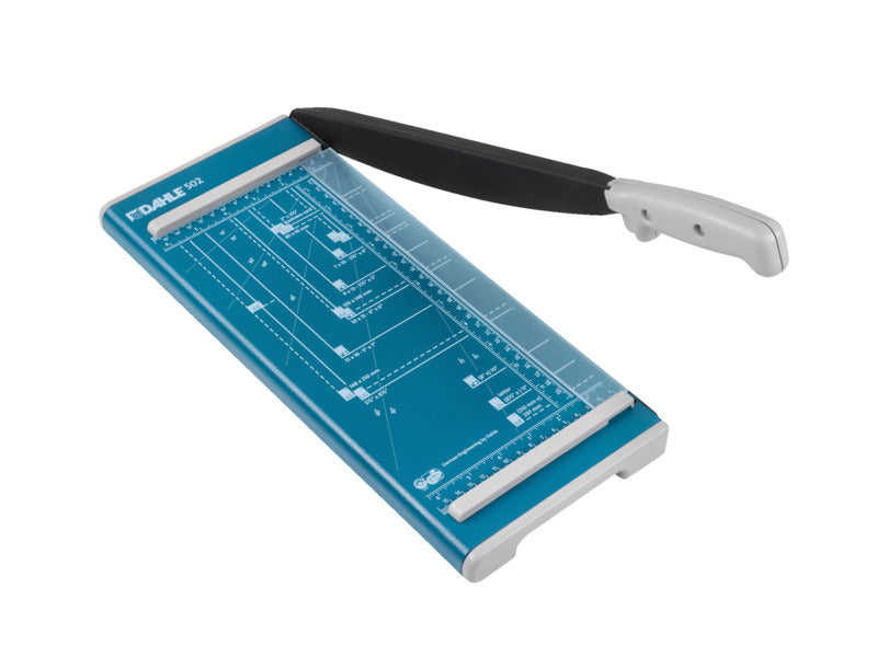 Taglierina a leva Dahle Hobby con pressino manuale max 8 fogli - luce 320-0,8 mm blu - R000502