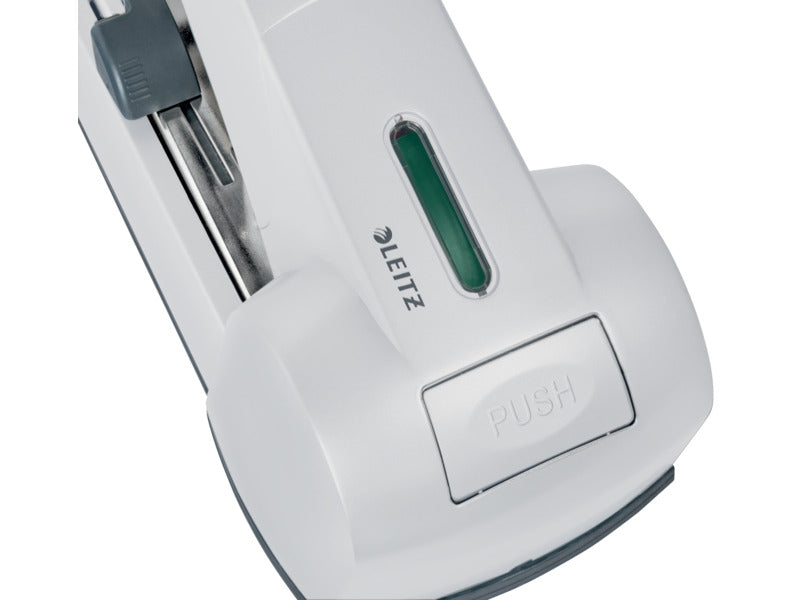 Cucitrice punto piatto per alti spessori max 120 fogli Leitz 5553 grigio metallizzato