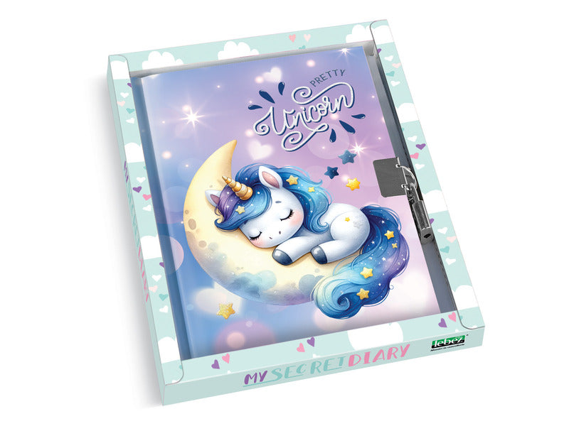 Diario dei segreti Lebez pretty Unicorn 3 soggetti assortiti