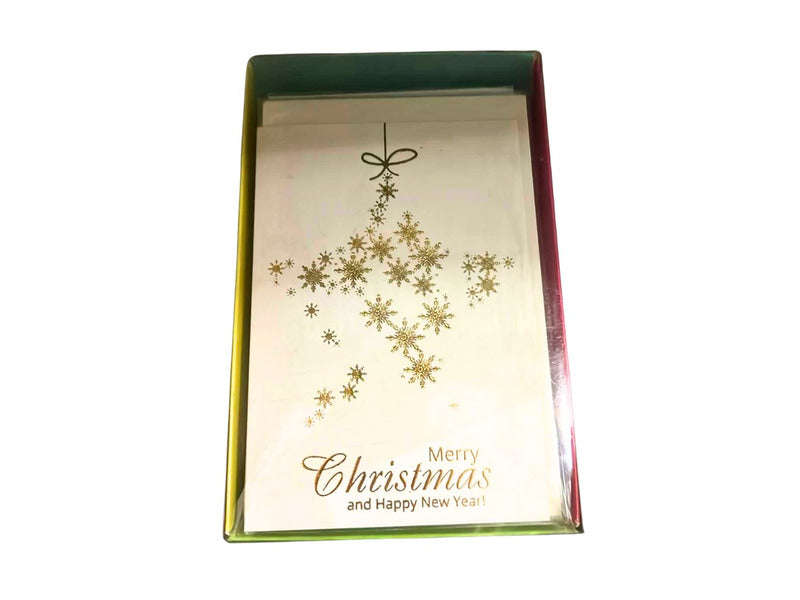Biglietti augurali Natale Marpimar oro - conf. da 12 - assortiti ABNB31/12
