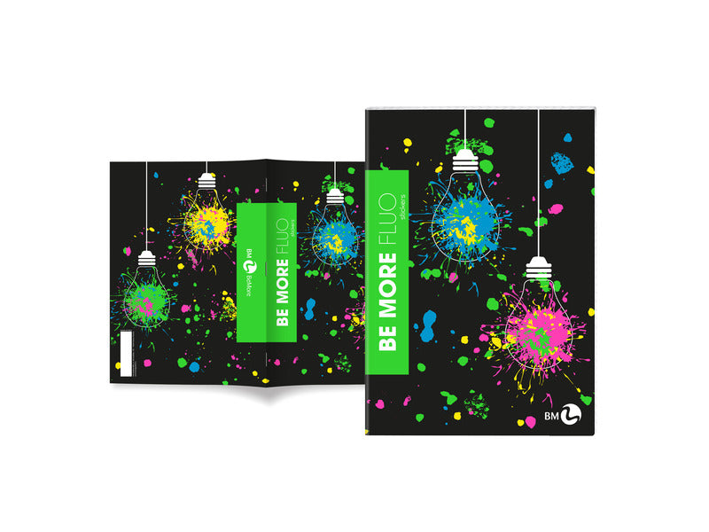 Espositore 334 articoli scolastici assortiti Be More Fluo