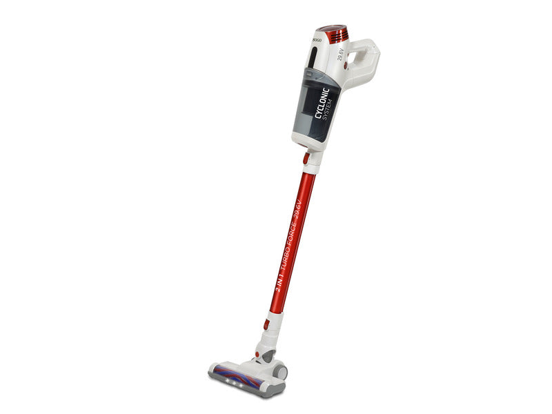 Aspirapolvere verticale ciclonico 2in1 a bastone Sogo senza sacco ricaricabile 135 W - SS