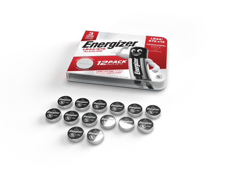 Batterie alkaline Energizer BP12 LR44/A76 - conf. 12 pz - E304263500