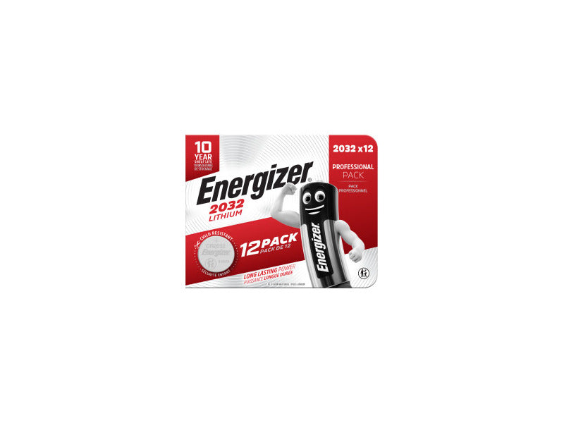 Batterie al litio Energizer Lithium BP12 2032 - conf. 12 pz - E304263600