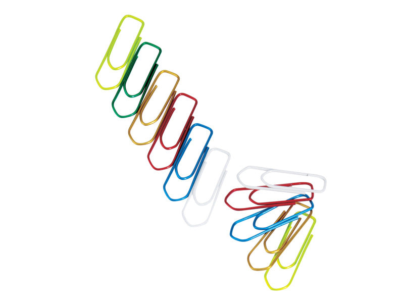 Fermagli colorati Q-Connect assortiti 26 mm conf. da 125