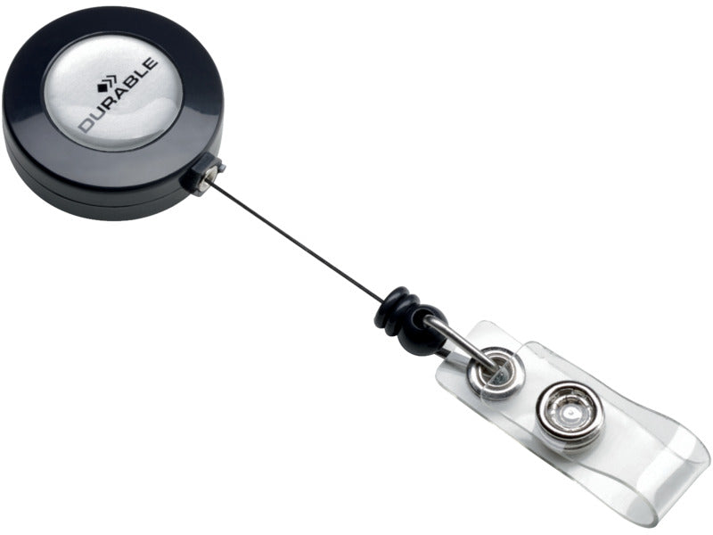 Accessori per portanomi e portabadge DURABLE chiocciole YO-YO rotonda in plastica conf. 10